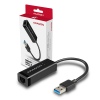 AXAGON ADE-SR, USB-A 3.2 Gen 1 - Gigabit Ethernet síťová karta, auto instal, černá