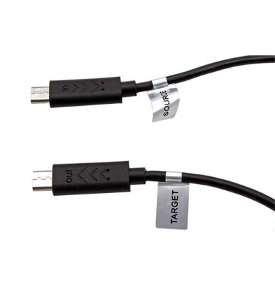 PremiumCord USB 2.0 kabel na propojení dvou chytrých telefonů, microUSB B(M)- microUSB B(M),0,3m,OTG