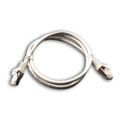 DATACOM Patch cord S/FTP CAT6A 1m šedý