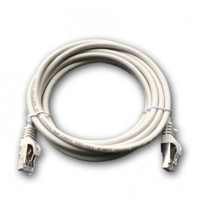 DATACOM Patch cord S/FTP CAT6A 3m šedý