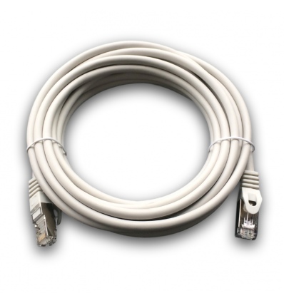 DATACOM Patch cord S/FTP CAT6A 5m šedý