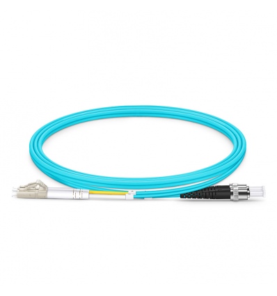 Optický patch cord Duplex LC-ST 50/125 10m MM OM4