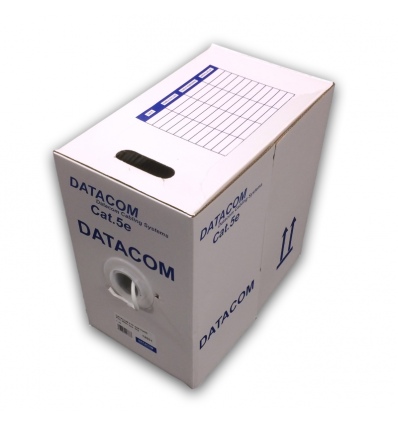 DATACOM FTP drát CAT5E PVC,Eca 305m bílý