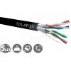 Instalační kabel Solarix CAT6A STP PE Fca 500m/cívka venkovní SXKD-6A-STP-PE