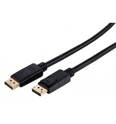 Kabel C-TECH DisplayPort 1.2, 4K@60Hz, M/M, 1m