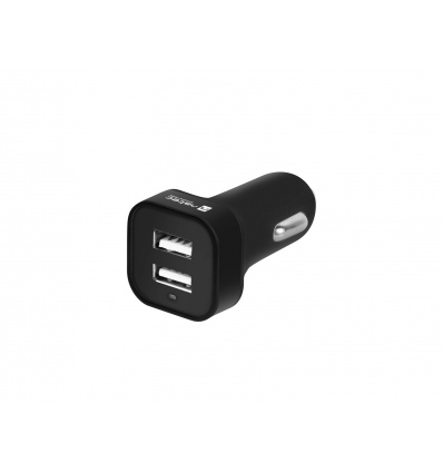 Natec nabíječka do auta CONEY, 1XUSB, 1XUSB-C, 48W