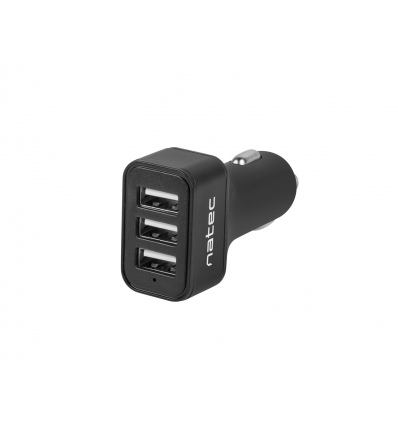 Natec nabíječka do auta CONEY, 2XUSB, 1XUSB-C, 84W