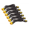 Power Cord Kit (6 ea), Locking, C13 to C14, 1.2m