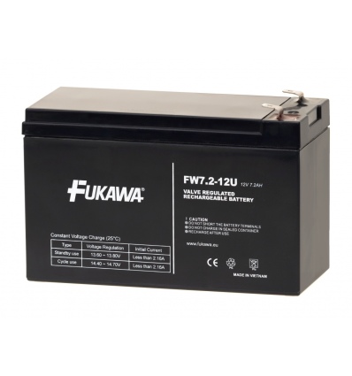 Akumulátor FUKAWA FW 7.2-12 F2U (12V 7,2Ah/7Ah)