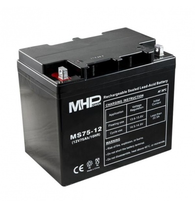 Pb akumulátor MHPower VRLA AGM 12V/75Ah (MS75-12)