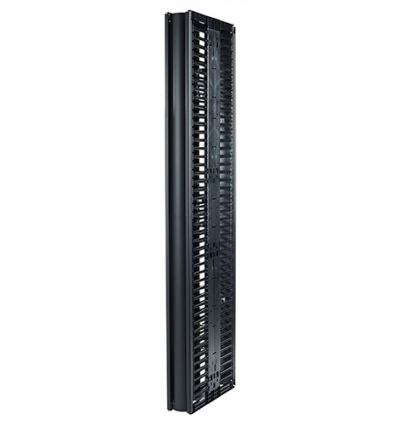 Valueline, Vertical Cable Manager for 2 & 4 Post Racks, 84"H X 6"W, Double-Sided with Doors