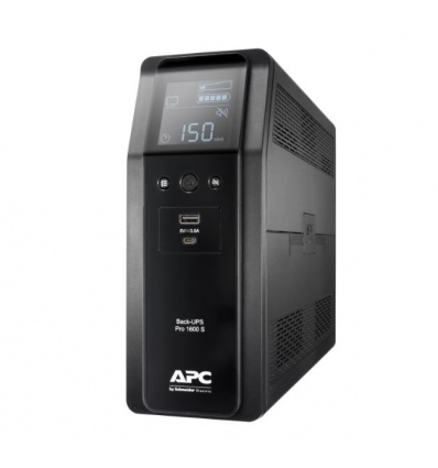 APC Back UPS Pro BR 1600VA, Sinewave,8 Outlets, AVR, LCD interface