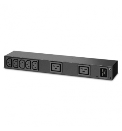 Rack PDU, Basic, 0U/1U, 100-240V/20A, 220-240V/16A, (7) C13, (2) C19