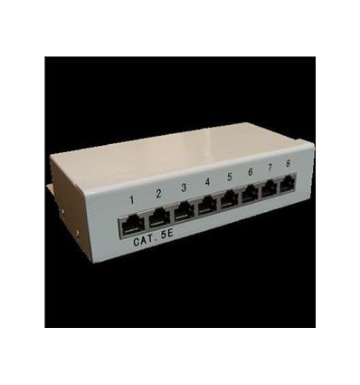 Patch panel Box 8-port Cat5E STP na zed´