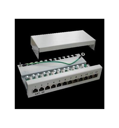 Patch panel Box 12-port Cat5E STP na zed´