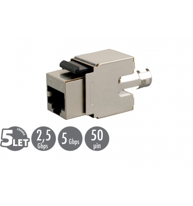 Zařezávací keystone Solarix CAT6 STP SXKJ-6-STP-BK