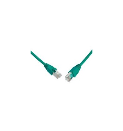 SOLARIX patch kabel CAT5E UTP PVC 2m zelený snag-proof