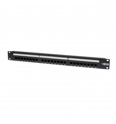 Tripplite Patch panel pro montáž do racku 1U, 24x Cat6/Cat5, 568B, RJ45 Ethernet