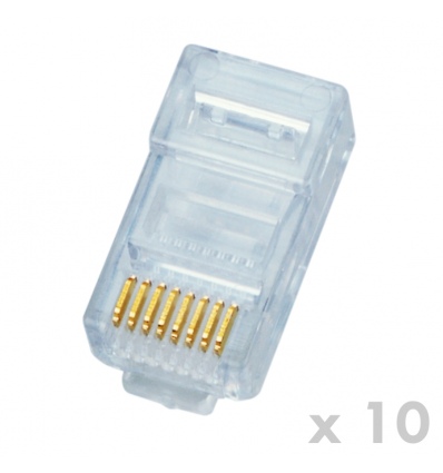 DATACOM Konektor RJ45 UTP 8p8c Cat5e 10ks (drát)