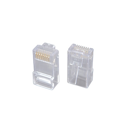 Konektor RJ45 CAT5E UTP 8p8c pro licnu 1ks