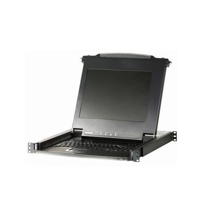 ATEN 17" šuplík do racku,16port KVM,USB+PS/2,touch