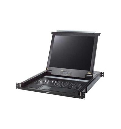 ATEN 17" LCD šuplík do racku, USB, PS/2, touch