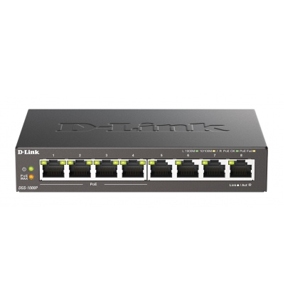 D-Link DGS-1008P 8x 1000 Desktop Switch,4PoE port