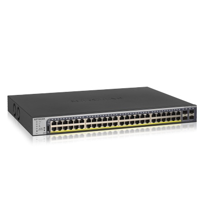 NETGEAR 48-Port Gigabit PoE+ (380W) SmartManaged Pro Switch with 4 SFP Ports