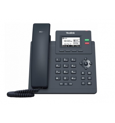 Yealink SIP-T31P SIP telefon, PoE, 2,3" 132x64 podsv. LCD, 2 x SIP úč., 100M Eth