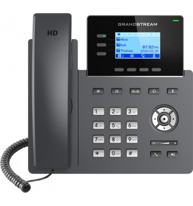 Grandstream GRP2603 SIP telefon, 2,48" LCD podsv. displej, 6 SIP účty, 2x1Gbit port