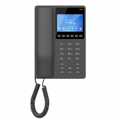 Grandstream GHP631 SIP hotelový telefon s displejem, černý