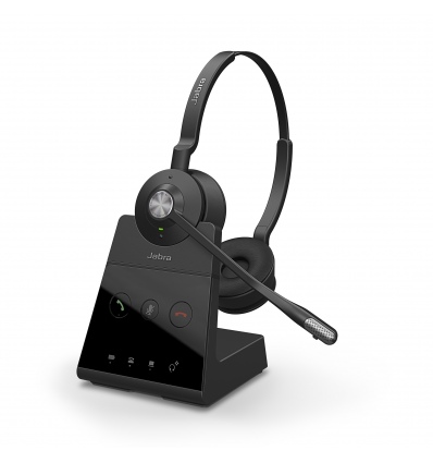 Jabra Engage 65/Stereo/DECT/Bezdrát/MS/Stand/Černá