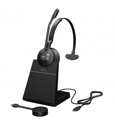 Jabra Engage 55/Mono/USB-C/DECT/Bezdrát/MS/Stand/Černá