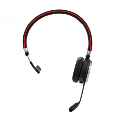 Jabra Evolve 65 SE/Mono/BT/Bezdrát/MS/Stand/Černá-červená