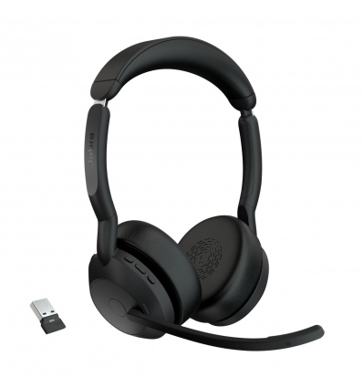 Jabra Evolve2 55/Stereo/ANC/USB/BT-USB/Bezdrát/Černá