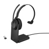 Jabra Evolve2 55/Mono/ANC/USB/BT-USB/Bezdrát/Stand/Černá