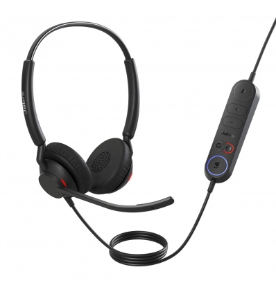 Jabra Engage 40 (Inline Link)/Stereo/ANC/USB/Drát/MS/Černá