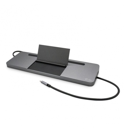 i-tec USB-C Metal Ergonomic 4K 3x Display Docking Station, Power Delivery 85W