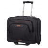 American Tourister AT WORK ROLLING TOTE 15.6" Black/Orange