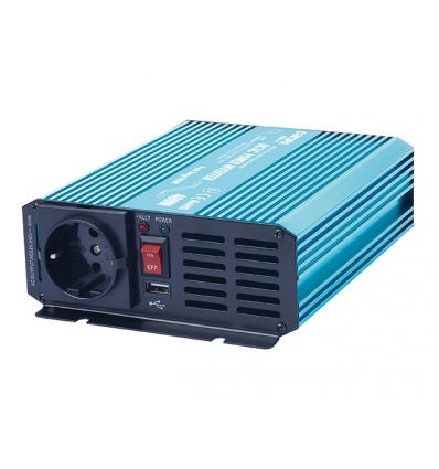 Měnič napětí Carspa P400U-242 24V/230V+USB 400W, čistá sinus