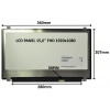 LCD PANEL 15,6" FHD 1920x1080 30PIN LESKLÝ IPS / ÚCHYTY NAHOŘE A DOLE