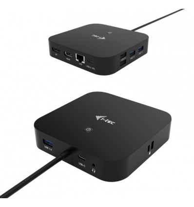 i-tec USB-C HDMI DP Docking Station with Power Delivery 100W