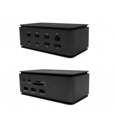 i-tec USB4 Metal Docking station Dual 4K HDMI DP, Power Delivery 80W