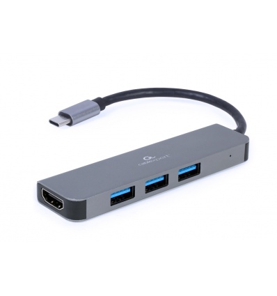 Gembird USB-C 2v1 multiport hub + HDMI