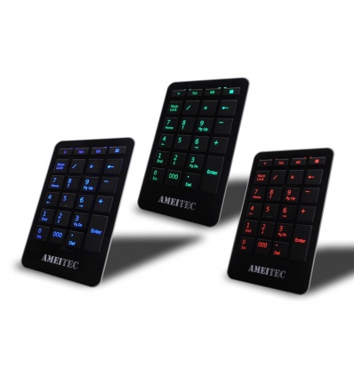 AMEI Keyboard AM-KN101B Professional Letter Blue Illuminated digital keypad