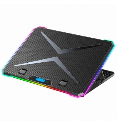 EVOLVEO Ania 9 RGB, nastavitelný podstavec pro notebook