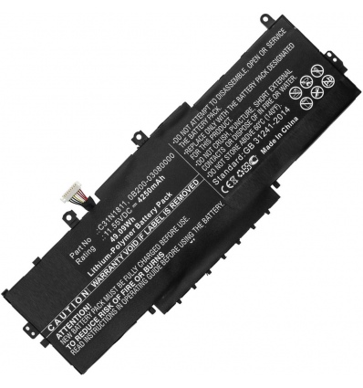 Baterie 49.09Wh Li-Pol 11.55V 4250mAh pro ASUS BX433FA, RX433FN, UX433FA, UX433FN