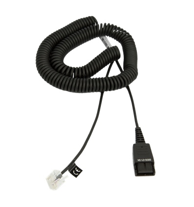 Jabra QD-RJ45, 0,5-2m, coiled - Siemens Open Stage