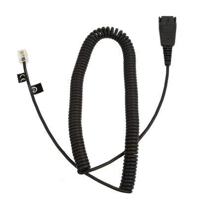 Jabra QD-RJ10, 0,5-2 m, coiled, Siemens