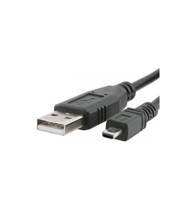 PremiumCord Kabel USB, A-B mini, 8pinů, 2m Sanyo, Panasonic LUMIX